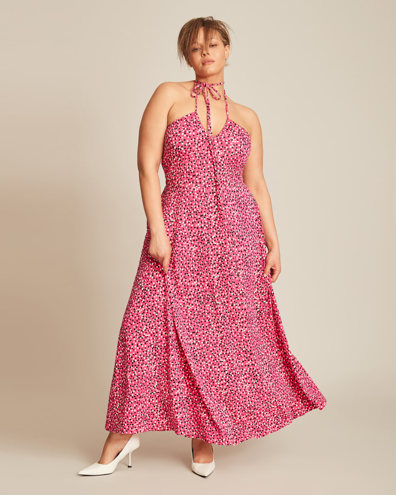 Plus size model wearing Gloria Maxi by 11 Honoré Collection | Dia&Co | dia_product_style_image_id:199376